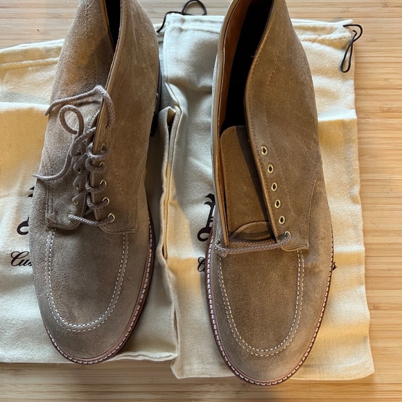 ALDEN for JCREW TAN SUEDE SIX-EYELET CHUKKA BOOT - 12M - NWT main image 6